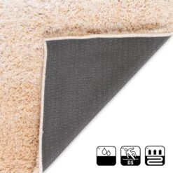 Badteppich Wave | Rutschsicher & Schnelltrocknend | 100% Polyester 35 Badteppich Wave | Rutschsicher & Schnelltrocknend | 100% Polyester -Floordirekt Badteppich Wave Beige 03