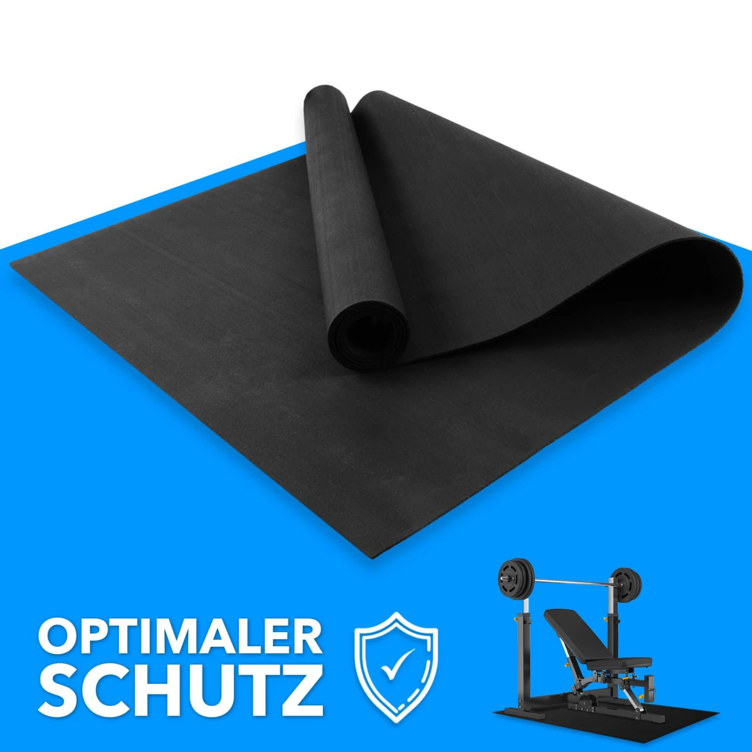 Unterlegmatte Für Fitnessgeräte | Fit Pro | 90 X 200 Cm 12 Unterlegmatte Für Fitnessgeräte | Fit Pro | 90 X 200 Cm – Bild 10