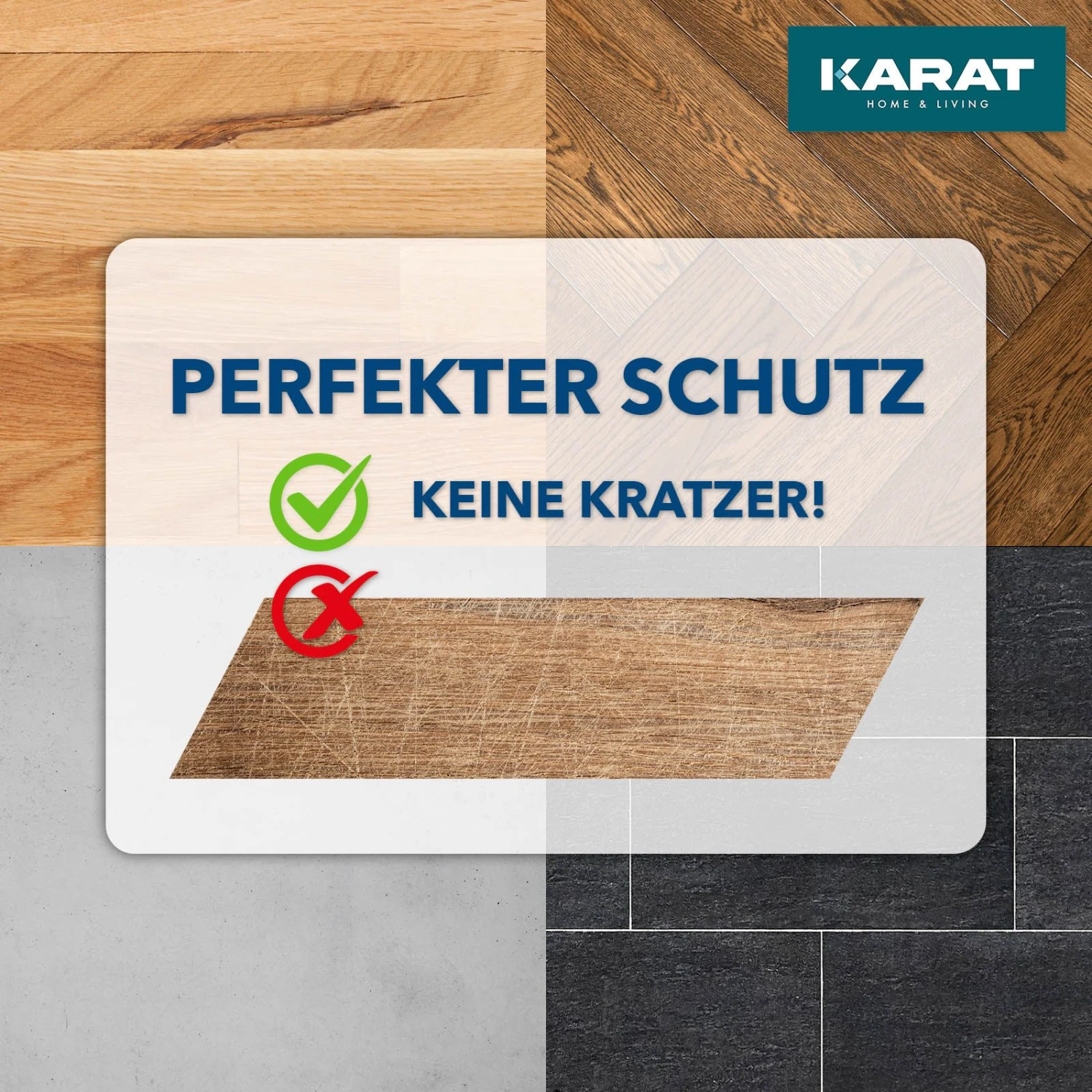 Bodenschutzmatten Für Hartböden Aus Polypropylen | Halbtransparent 7 Bodenschutzmatten Für Hartböden Aus Polypropylen | Halbtransparent – Bild 5