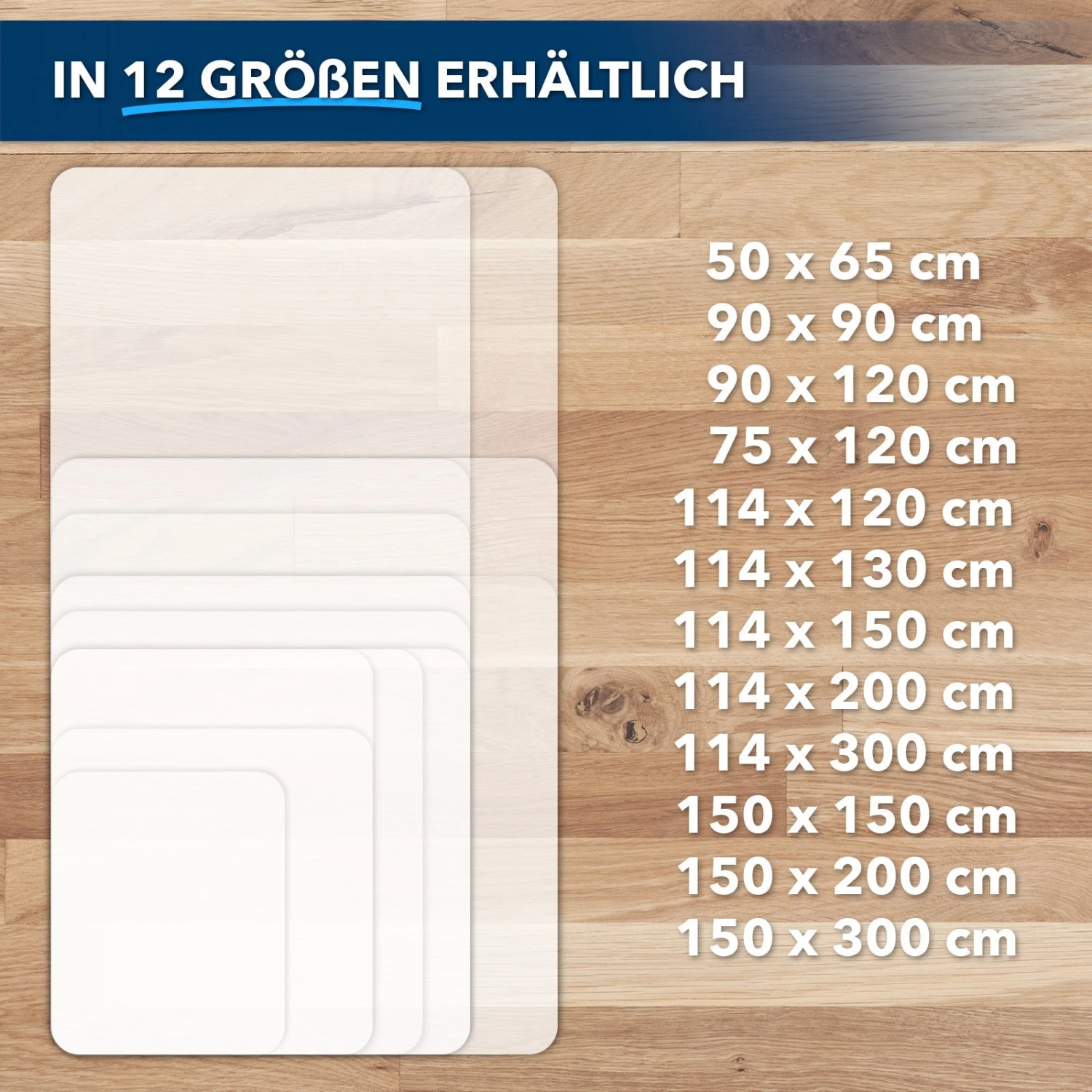 Bodenschutzmatten Für Hartböden Aus Polypropylen | Halbtransparent 4 Bodenschutzmatten Für Hartböden Aus Polypropylen | Halbtransparent – Bild 2