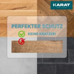 Bodenschutzmatte Für Hartböden | Aus Recyceltem PET | Transparent -Floordirekt Bodenschutzmatte PET 03