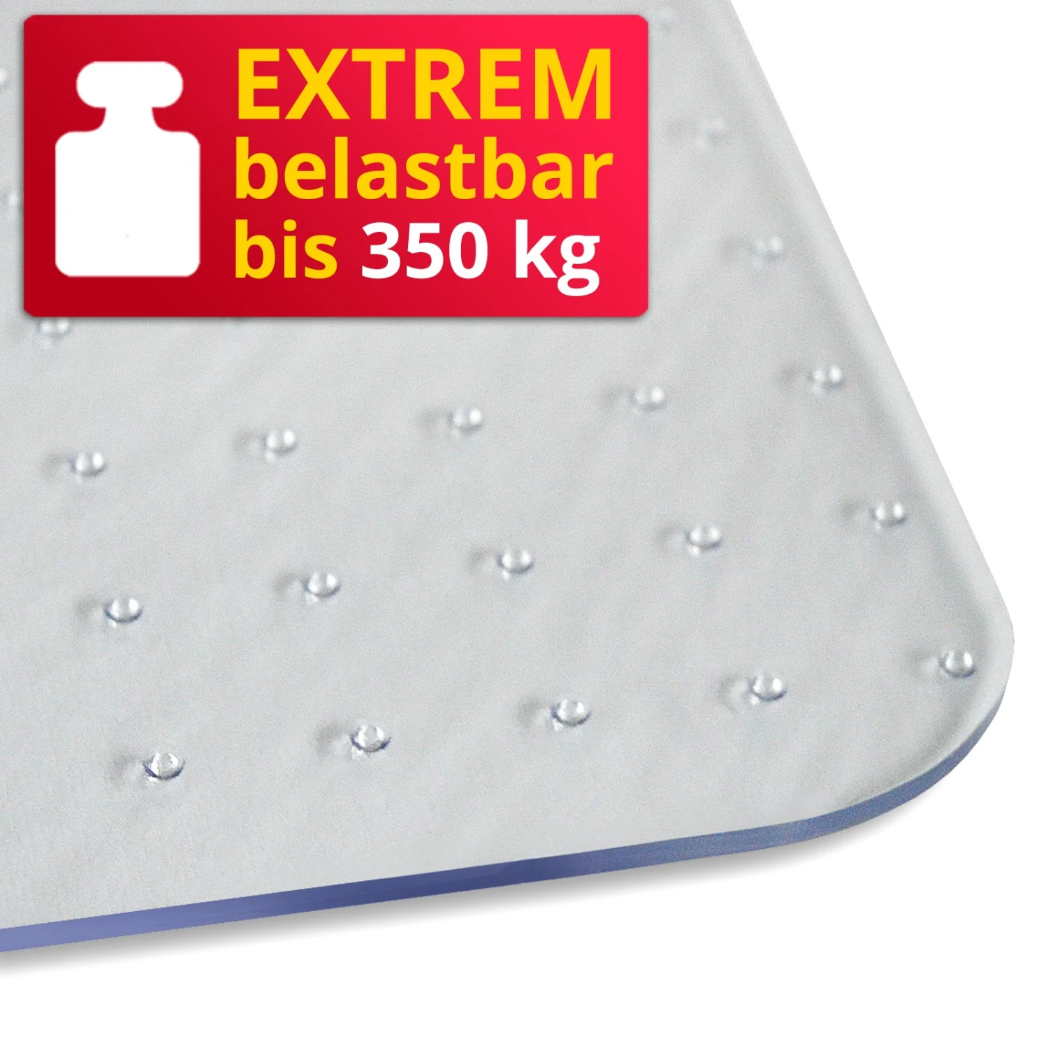 Teppich-Bodenschutzmatte | Vinyl | Belastbarkeit Bis 350 Kg 4 Teppich-Bodenschutzmatte | Vinyl | Belastbarkeit Bis 350 Kg – Bild 2