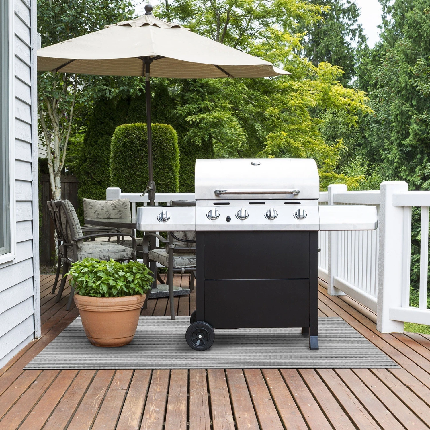 Grillschutzmatte | Schwer Entflammbar | Outdoor Matten Für Den Grill 7 Grillschutzmatte | Schwer Entflammbar | Outdoor Matten Für Den Grill – Bild 5