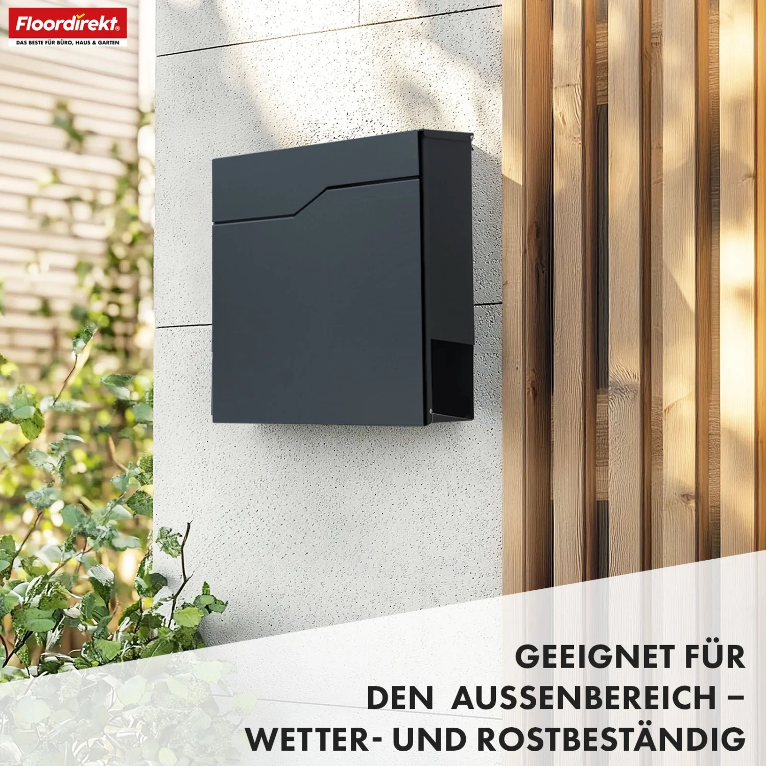 Briefkasten | Jean | Stabiler Stahlbriefkasten Mit Zeitungsfach Und Großer Einwurfklappe 8 Briefkasten | Jean | Stabiler Stahlbriefkasten Mit Zeitungsfach Und Großer Einwurfklappe – Bild 6