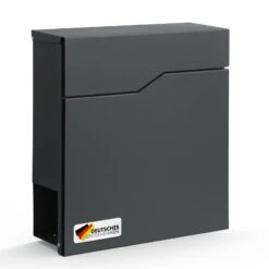 Briefkasten | Jean | Stabiler Stahlbriefkasten Mit Zeitungsfach Und GroĂer Einwurfklappe