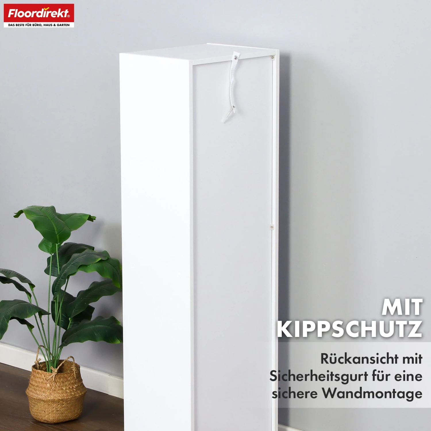 Bücherregal | Alaska | Weißer MDF-Bücherschrank Mit 4 Oder 5 Ebenen | Schlank, Modern & Platzsparend 9 Bücherregal | Alaska | Weißer MDF-Bücherschrank Mit 4 Oder 5 Ebenen | Schlank, Modern & Platzsparend – Bild 7