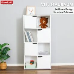 Bücherregal | Delaware | Standregal Mit 6 Offenen Ablagen, Platzsparend & Modern 13 Bücherregal | Delaware | Standregal Mit 6 Offenen Ablagen, Platzsparend & Modern -Floordirekt BuecherregalDelaware 4