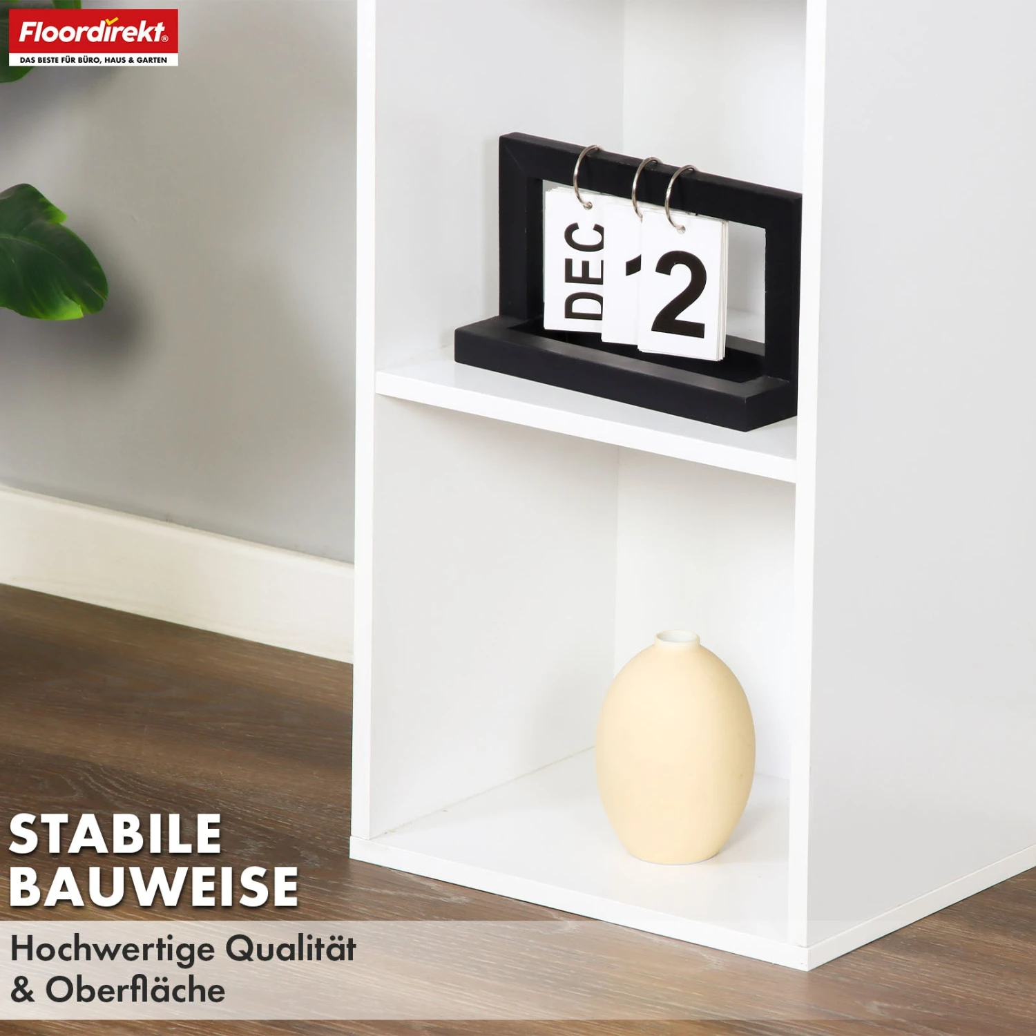 Bücherregal | Delaware | Standregal Mit 6 Offenen Ablagen, Platzsparend & Modern 7 Bücherregal | Delaware | Standregal Mit 6 Offenen Ablagen, Platzsparend & Modern – Bild 5