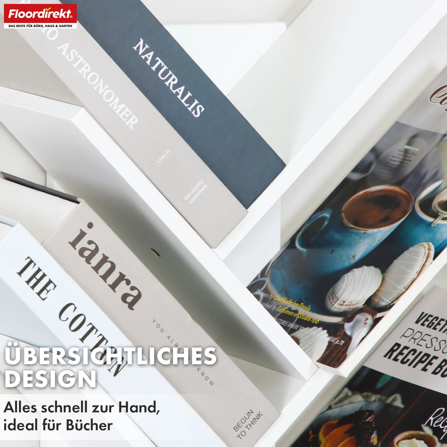 Bücherregal | Louisiana | Baumförmiges Standregal In Weiß Mit 5 Oder 9 Etagen Aus Holz 17 Bücherregal | Louisiana | Baumförmiges Standregal In Weiß Mit 5 Oder 9 Etagen Aus Holz – Bild 15