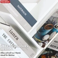 Bücherregal | Louisiana | Baumförmiges Standregal In Weiß Mit 5 Oder 9 Etagen Aus Holz 24 Bücherregal | Louisiana | Baumförmiges Standregal In Weiß Mit 5 Oder 9 Etagen Aus Holz -Floordirekt BuecherregalLouisiana 7