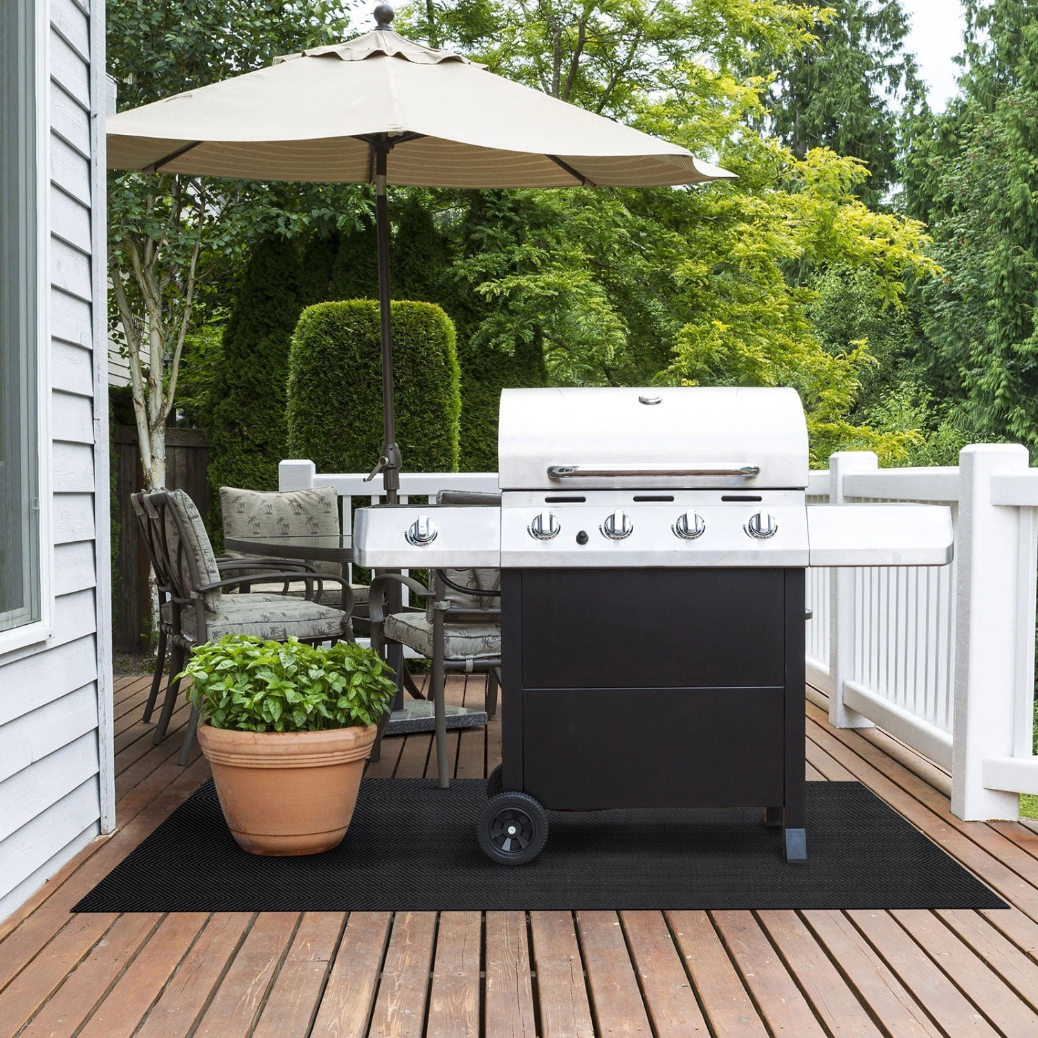 Grillschutzmatte | Schwer Entflammbar | Outdoor Matten Für Den Grill 9 Grillschutzmatte | Schwer Entflammbar | Outdoor Matten Für Den Grill – Bild 7