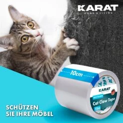 Katzen Kratzschutz | Selbstklebende Kratzfolie | Trainingsklebeband | Möbelschutz | Transparent | 15 M X 10 Cm 11 Katzen Kratzschutz | Selbstklebende Kratzfolie | Trainingsklebeband | Möbelschutz | Transparent | 15 M X 10 Cm -Floordirekt Catclawtape 2.Moebelschuetzen CatclawTape Selbstklebend