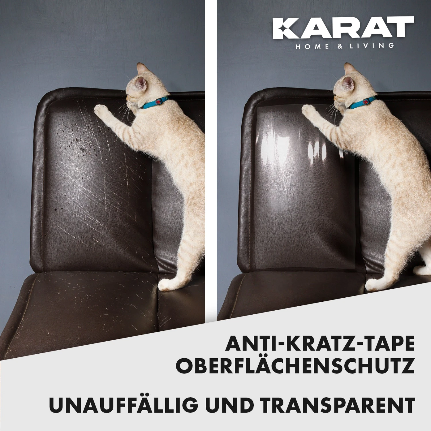 Katzen Kratzschutz | Selbstklebende Kratzfolie | Trainingsklebeband | Möbelschutz | Transparent | 15 M X 10 Cm 8 Katzen Kratzschutz | Selbstklebende Kratzfolie | Trainingsklebeband | Möbelschutz | Transparent | 15 M X 10 Cm – Bild 6