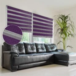 Doppelrollo | Mini Day & Night | Moderner Sichtschutz | Ohne Bohren