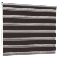 Doppelrollo | Mini Day & Night | Moderner Sichtschutz | Ohne Bohren 34 Doppelrollo | Mini Day & Night | Moderner Sichtschutz | Ohne Bohren -Floordirekt Day Night Rollo braun