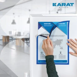 Dokumentenhalter | Magnetisch | In DIN A3-, A4- Oder A5-Format | 5er-Set 28 Dokumentenhalter | Magnetisch | In DIN A3-, A4- Oder A5-Format | 5er-Set -Floordirekt Dokumentenhalter Artboard Blue lifestyle