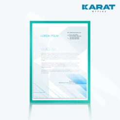 Dokumentenhalter | Magnetisch | In DIN A3-, A4- Oder A5-Format | 5er-Set 37 Dokumentenhalter | Magnetisch | In DIN A3-, A4- Oder A5-Format | 5er-Set -Floordirekt Dokumentenhalter Artboard Green