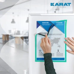 Dokumentenhalter | Magnetisch | In DIN A3-, A4- Oder A5-Format | 5er-Set 40 Dokumentenhalter | Magnetisch | In DIN A3-, A4- Oder A5-Format | 5er-Set -Floordirekt Dokumentenhalter Artboard green lifestyle