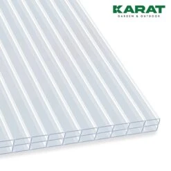 Doppelstegplatte | 60,5 X 121 Cm | Polycarbonat | Für Heimwerken & Konstruktion 22 Doppelstegplatte | 60,5 X 121 Cm | Polycarbonat | Für Heimwerken & Konstruktion -Floordirekt Doppelstegplatte 16mm 1.16mm Main