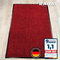 Schmutzfangmatte Dura | Fußmatte Mit Rutschfester Rückseite | Robust Und Pflegeleicht | In Vielen Farben & Größen 33 Schmutzfangmatte Dura | Fußmatte Mit Rutschfester Rückseite | Robust Und Pflegeleicht | In Vielen Farben & Größen -Floordirekt Dura Schmutzfangmatte09 NEU 1.Rotcopy