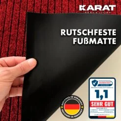 Schmutzfangmatte Dura | Fußmatte Mit Rutschfester Rückseite | Robust Und Pflegeleicht | In Vielen Farben & Größen 34 Schmutzfangmatte Dura | Fußmatte Mit Rutschfester Rückseite | Robust Und Pflegeleicht | In Vielen Farben & Größen -Floordirekt Dura Schmutzfangmatte10 NEU 3.Rot