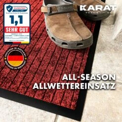Schmutzfangmatte Dura | Fußmatte Mit Rutschfester Rückseite | Robust Und Pflegeleicht | In Vielen Farben & Größen 37 Schmutzfangmatte Dura | Fußmatte Mit Rutschfester Rückseite | Robust Und Pflegeleicht | In Vielen Farben & Größen -Floordirekt Dura Schmutzfangmatte13 NEU 7.Rot apply2