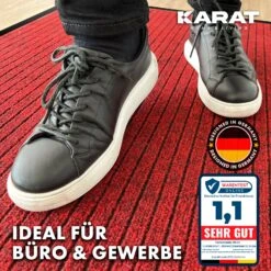 Schmutzfangmatte Dura | Fußmatte Mit Rutschfester Rückseite | Robust Und Pflegeleicht | In Vielen Farben & Größen 38 Schmutzfangmatte Dura | Fußmatte Mit Rutschfester Rückseite | Robust Und Pflegeleicht | In Vielen Farben & Größen -Floordirekt Dura Schmutzfangmatte14 NEU 7.Rot