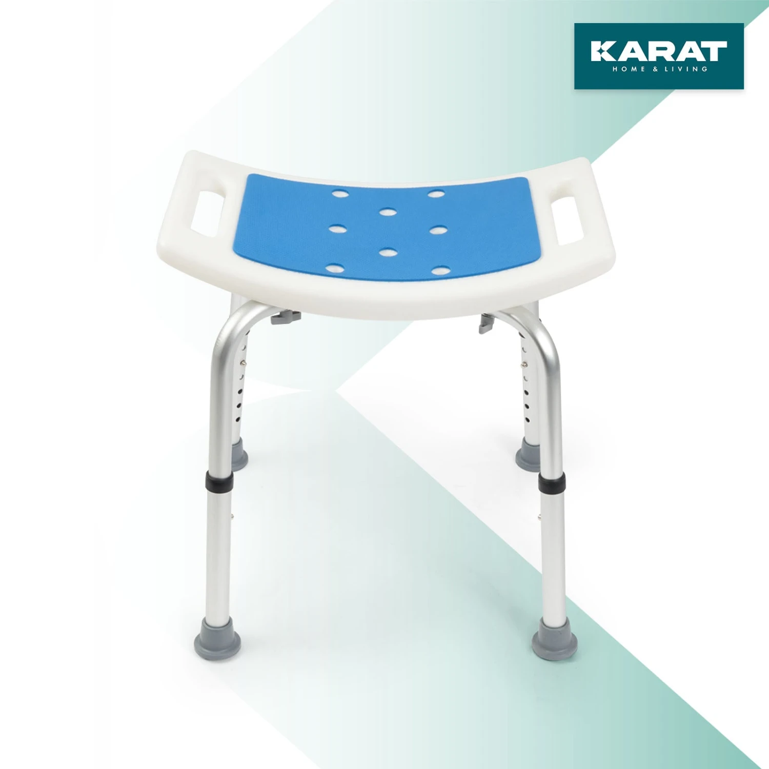 Dusch- Und Badhocker Noah | Höhenverstellbar | Anti-Rutsch-Gummifüße | Belastbar Bis 136 Kg 4 Dusch- Und Badhocker Noah | Höhenverstellbar | Anti-Rutsch-Gummifüße | Belastbar Bis 136 Kg – Bild 2