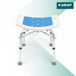 Dusch- Und Badhocker Sonja | Höhenverstellbar | Mit Querverstrebungen | Anti-Rutsch-Gummifüße | Belastbar Bis 180 Kg 11 Dusch- Und Badhocker Sonja | Höhenverstellbar | Mit Querverstrebungen | Anti-Rutsch-Gummifüße | Belastbar Bis 180 Kg -Floordirekt Duschstuhl MainimageX