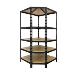 Eckregal | Hohe Traglast | Individuell Einsetzbar 27 Eckregal | Hohe Traglast | Individuell Einsetzbar -Floordirekt Eckregal Hohe Traglast Individuell einsetzbar Schwarz 01