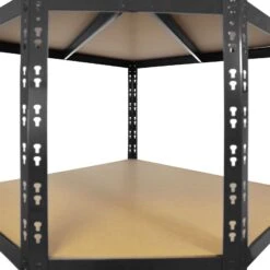 Eckregal | Hohe Traglast | Individuell Einsetzbar 29 Eckregal | Hohe Traglast | Individuell Einsetzbar -Floordirekt Eckregal Hohe Traglast Individuell einsetzbar Schwarz 03