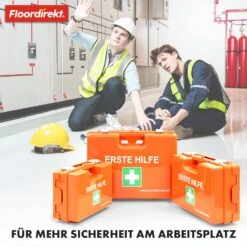 Erste-Hilfe-Koffer | Mittel | DIN 13169 | Für Mittelgroße Betriebe -Floordirekt ErsteHilfeset 7.Medium