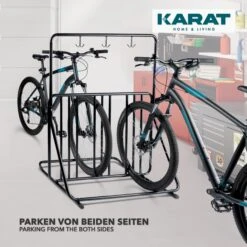 Fahrradständer Tony | Fahrradträger | Metallgitter | Outdoor | Mit 3 Doppelhaken Für Zubehör 14 Fahrradständer Tony | Fahrradträger | Metallgitter | Outdoor | Mit 3 Doppelhaken Für Zubehör -Floordirekt FahrradstanderHS QX 0997LYFESTYLEbothsides