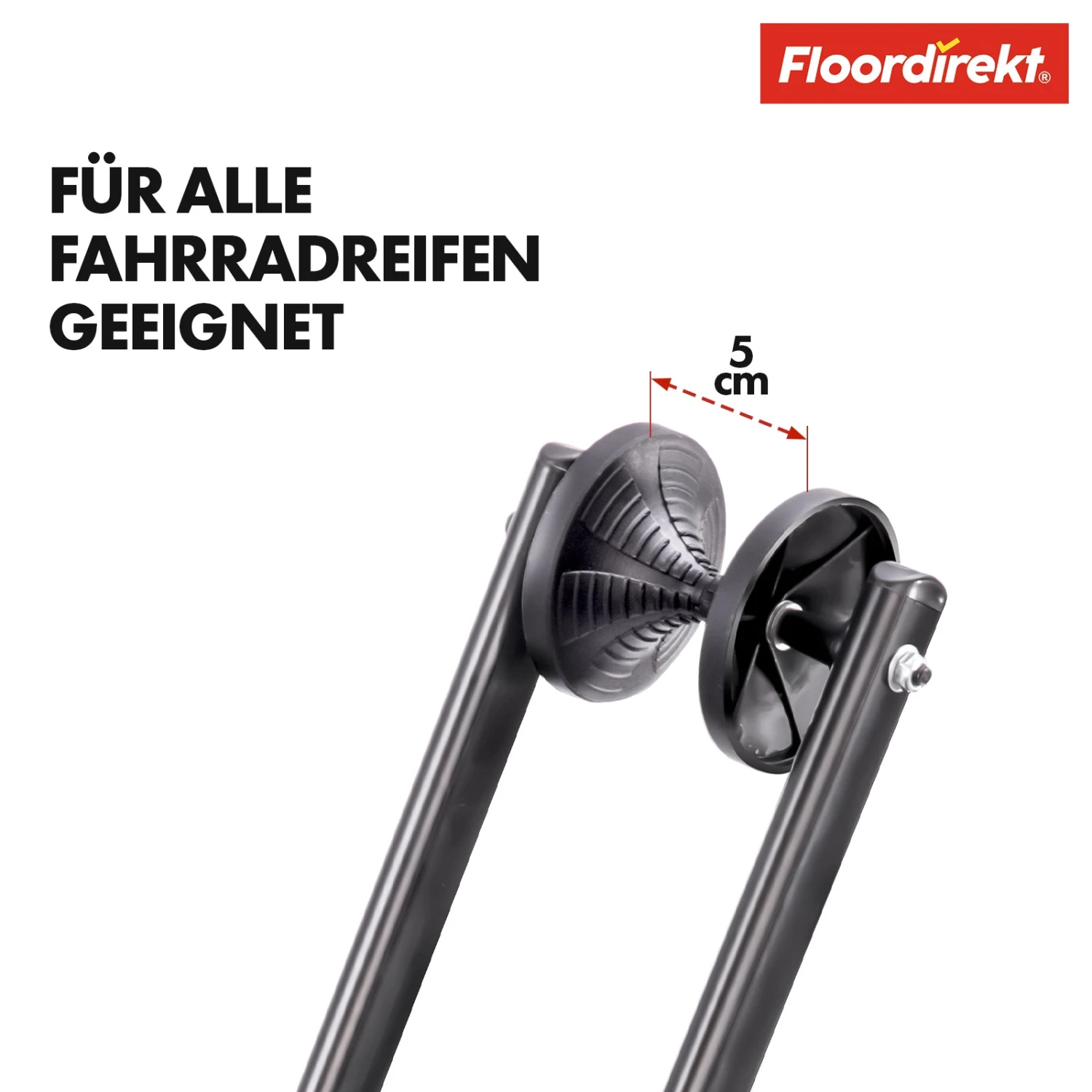 Fahrradständer Bodenparker | Finn | Faltbarer Stahlständer Für Räder Von 20" Bis 29" | Platzsparend Und Stabil 5 Fahrradständer Bodenparker | Finn | Faltbarer Stahlständer Für Räder Von 20" Bis 29" | Platzsparend Und Stabil – Bild 3