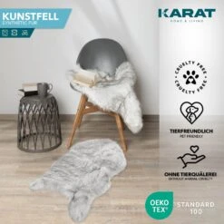 Kunstfell Nelly | Flauschiges Dekofell | Individuell Einsetzbar | In Verschiedenen Farben 28 Kunstfell Nelly | Flauschiges Dekofell | Individuell Einsetzbar | In Verschiedenen Farben -Floordirekt Fakelongwoolsheepskinrug BlackTip 04.3