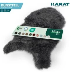 Kunstfell Nelly | Flauschiges Dekofell | Individuell Einsetzbar | In Verschiedenen Farben 32 Kunstfell Nelly | Flauschiges Dekofell | Individuell Einsetzbar | In Verschiedenen Farben -Floordirekt Fakelongwoolsheepskinrug CharocalGrey 01.3