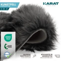 Kunstfell Nelly | Flauschiges Dekofell | Individuell Einsetzbar | In Verschiedenen Farben 31 Kunstfell Nelly | Flauschiges Dekofell | Individuell Einsetzbar | In Verschiedenen Farben -Floordirekt Fakelongwoolsheepskinrug CharocalGrey 03.2