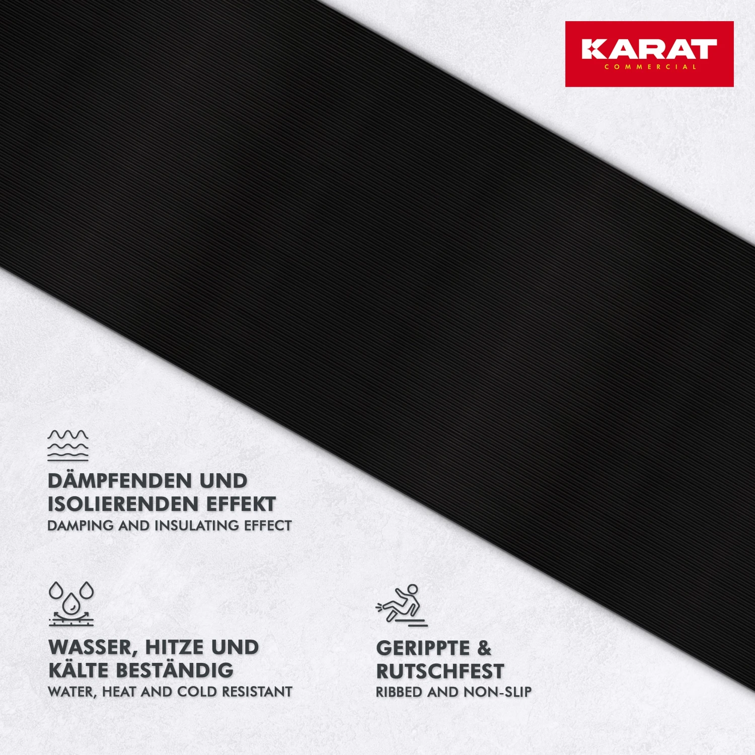 Gummiläufer | Fein Gerippt | Stärke: 3 Mm | Vielfältig Einsetzbar 6 Gummiläufer | Fein Gerippt | Stärke: 3 Mm | Vielfältig Einsetzbar – Bild 4