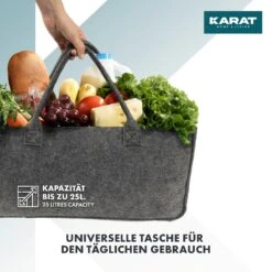 Filztasche Conny | Kaminholztasche | Einkaufstasche | Faltbar | 2er Oder 4er Set 13 Filztasche Conny | Kaminholztasche | Einkaufstasche | Faltbar | 2er Oder 4er Set -Floordirekt Filztasche4erset 5