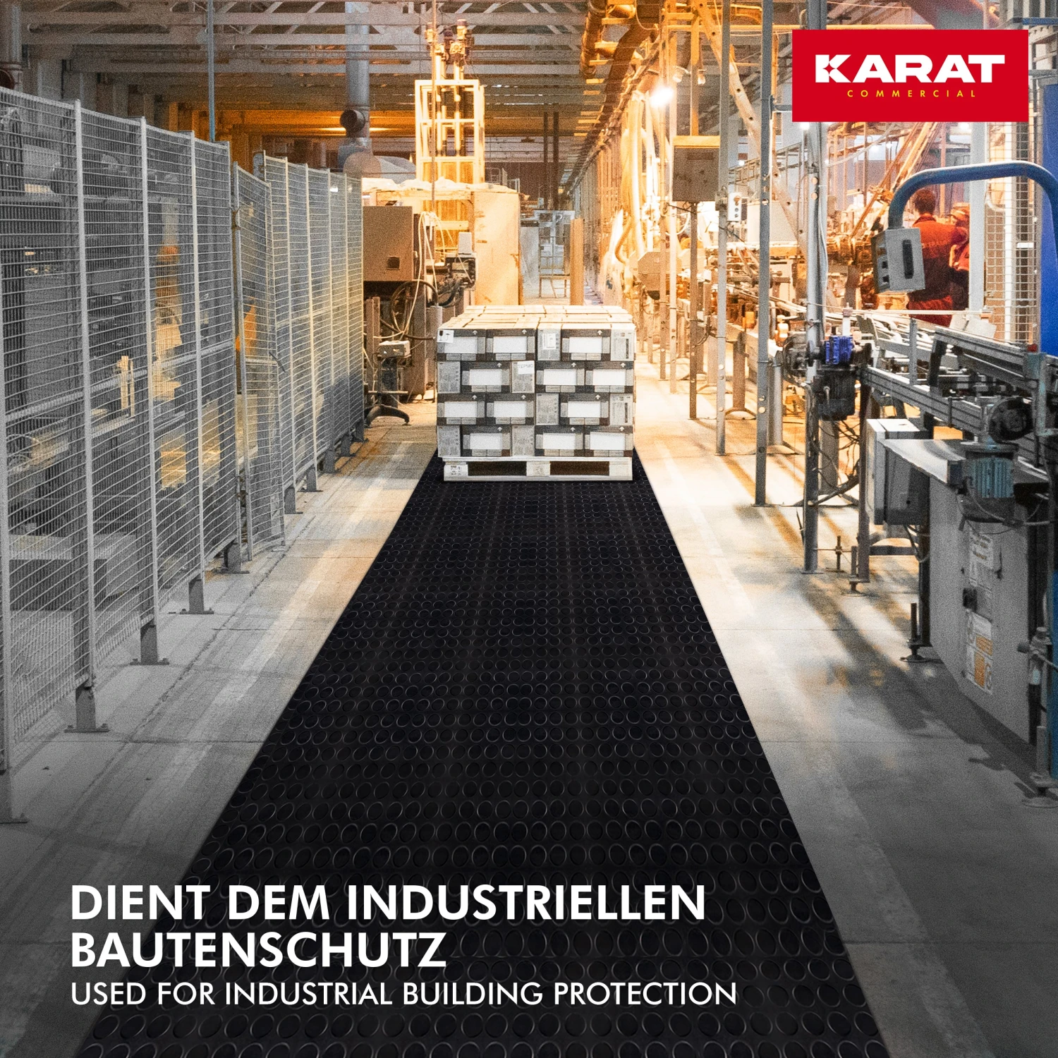 Gummiläufer | Gummimatte Mit Flachnoppen | Stärke: 3 Mm 8 Gummiläufer | Gummimatte Mit Flachnoppen | Stärke: 3 Mm – Bild 6