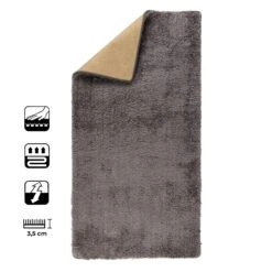 Shaggy Teppich-Läufer Auf Maß | Elite | Extra Weicher Flor 24 Shaggy Teppich-Läufer Auf Maß | Elite | Extra Weicher Flor -Floordirekt Flokati Elite Anthrazit 02