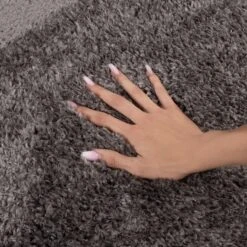 Shaggy Teppich-Läufer Auf Maß | Elite | Extra Weicher Flor 28 Shaggy Teppich-Läufer Auf Maß | Elite | Extra Weicher Flor -Floordirekt Flokati Elite Anthrazit 08