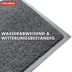 Fußmatte Für Den Eingangsbereich | Vinyl Spaghettimatte | In Zwei Farben, Mit Oder Ohne Aufdruck 41 Fußmatte Für Den Eingangsbereich | Vinyl Spaghettimatte | In Zwei Farben, Mit Oder Ohne Aufdruck -Floordirekt Fussabtreter Spaghettimatten 3.Grau