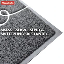 Fußmatte Für Den Eingangsbereich | Vinyl Spaghettimatte | In Zwei Farben, Mit Oder Ohne Aufdruck 25 Fußmatte Für Den Eingangsbereich | Vinyl Spaghettimatte | In Zwei Farben, Mit Oder Ohne Aufdruck -Floordirekt Fussabtreter Spaghettimatten 3.HelloGrau