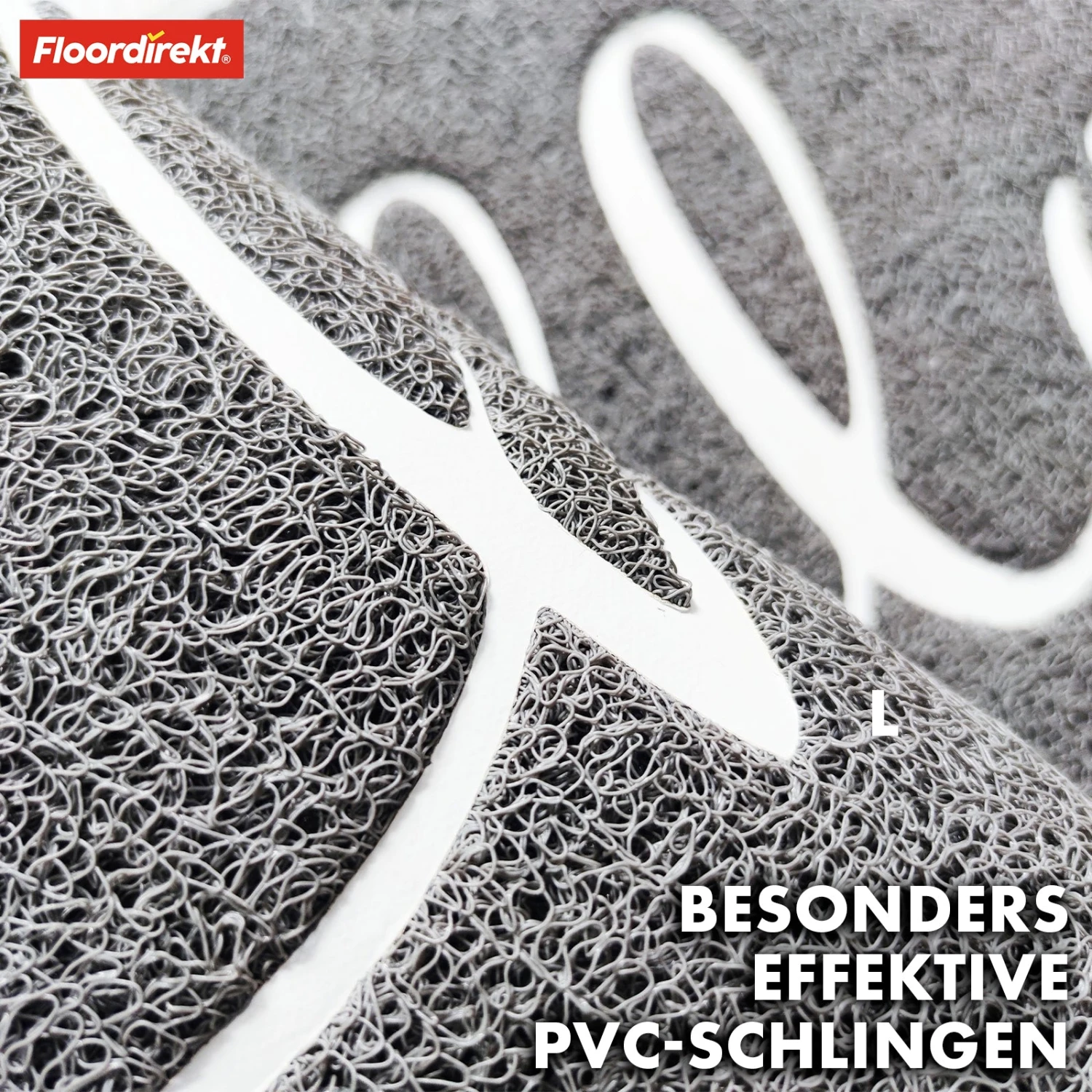 Fußmatte Für Den Eingangsbereich | Vinyl Spaghettimatte | In Zwei Farben, Mit Oder Ohne Aufdruck 7 Fußmatte Für Den Eingangsbereich | Vinyl Spaghettimatte | In Zwei Farben, Mit Oder Ohne Aufdruck – Bild 5