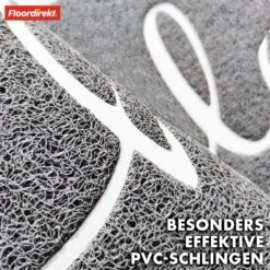 Fußmatte Für Den Eingangsbereich | Vinyl Spaghettimatte | In Zwei Farben, Mit Oder Ohne Aufdruck 34 Fußmatte Für Den Eingangsbereich | Vinyl Spaghettimatte | In Zwei Farben, Mit Oder Ohne Aufdruck -Floordirekt Fussabtreter Spaghettimatten 4.WelcomeGrau