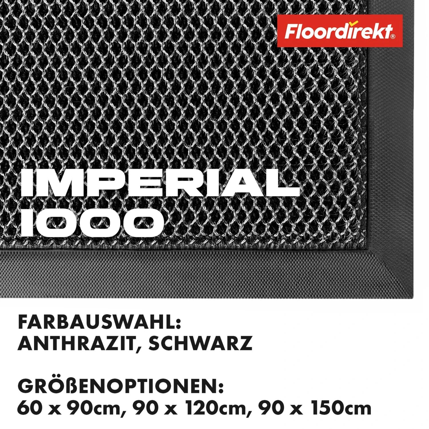 Fussmatte | Imperial 1000 | Innovatives 3D-Netz Zur Effektiven Filterung | Verfügbar In 2 Farben Und 3 Größen 4 Fussmatte | Imperial 1000 | Innovatives 3D-Netz Zur Effektiven Filterung | Verfügbar In 2 Farben Und 3 Größen – Bild 2