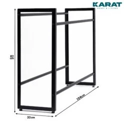 Flaschenkastenständer Kenji | Robustes Lagerregal Für Büro, Küche, Garage Oder Flur | Schwarz | In 2 Größen Erhältlich 24 Flaschenkastenständer Kenji | Robustes Lagerregal Für Büro, Küche, Garage Oder Flur | Schwarz | In 2 Größen Erhältlich -Floordirekt GetraenkekistenregalKenji 9