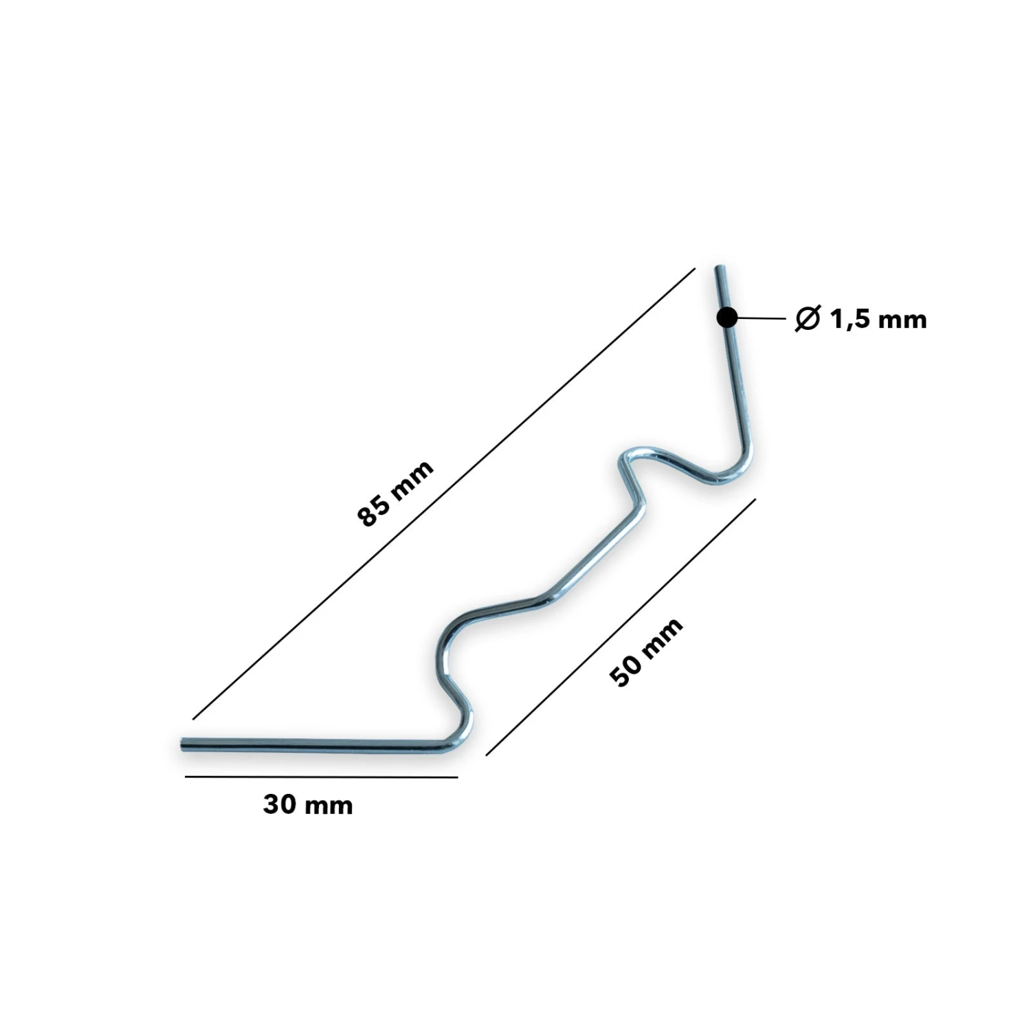 Gewächshausklammern | Montageklammern Für Den Gartenbau | 8,5 X 3 Cm 4 Gewächshausklammern | Montageklammern Für Den Gartenbau | 8,5 X 3 Cm – Bild 2