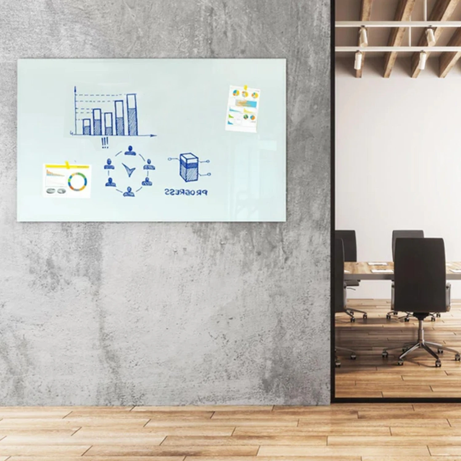 Glas-Whiteboard | Sicherheitsglas | Rahmenlos | Für Zuhause Oder Im Büro 16 Glas-Whiteboard | Sicherheitsglas | Rahmenlos | Für Zuhause Oder Im Büro – Bild 14